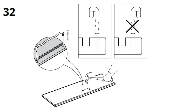 IKEA AA 2204049 4 HAUGA Chest of 6 Drawers Grey - Product Overview 48