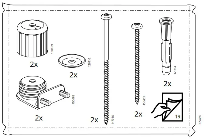 IKEA AA 2204049 4 HAUGA Chest of 6 Drawers Grey - Product Overview 5