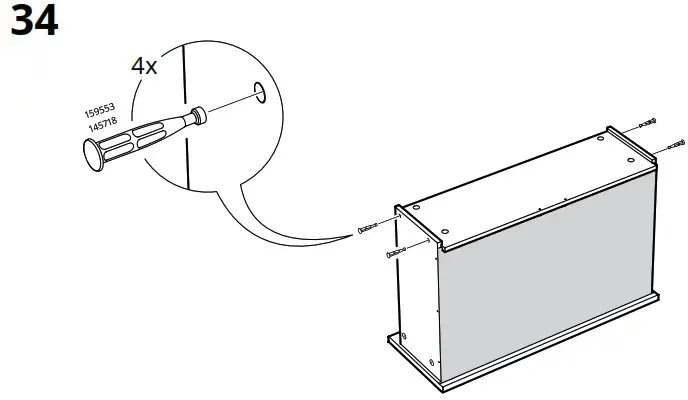 IKEA AA 2204049 4 HAUGA Chest of 6 Drawers Grey - Product Overview 50