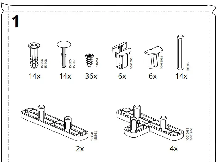IKEA AA 2204049 4 HAUGA Chest of 6 Drawers Grey - Product Overview 6