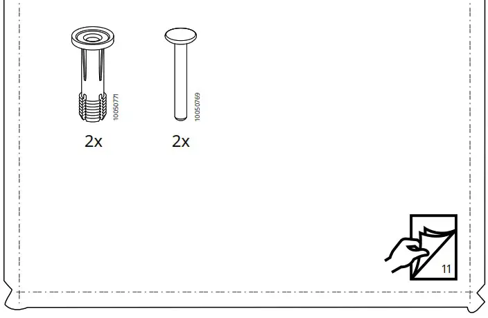 IKEA AA 2204049 4 HAUGA Chest of 6 Drawers Grey - Product Overview 7