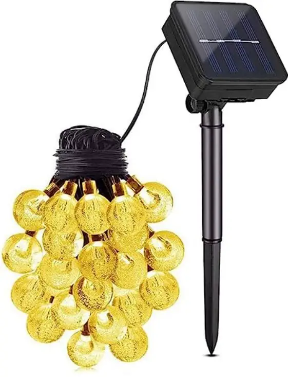 String Light with Solar Panel