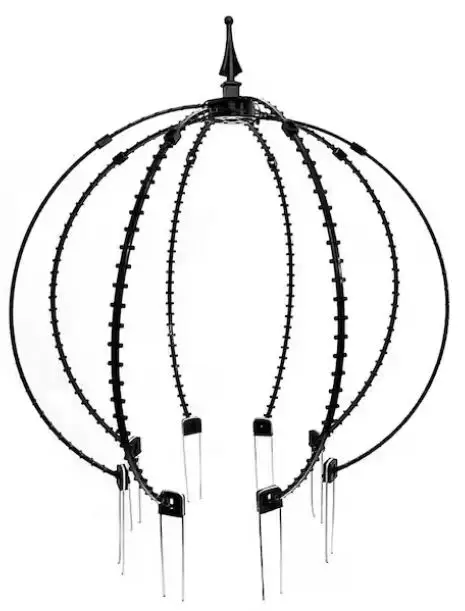 Scroll-Trellis-ST-303-26-Inch-Planter-Arch-Trellis-Polypropylene-Trellis-1-Set-PRODUCT