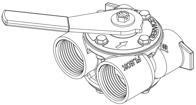 CHARGER Water Fleck SXT Controllers - Metal Bypass Valve
