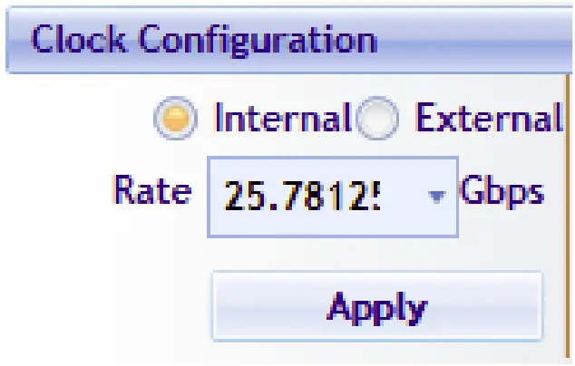 Rate Configuration