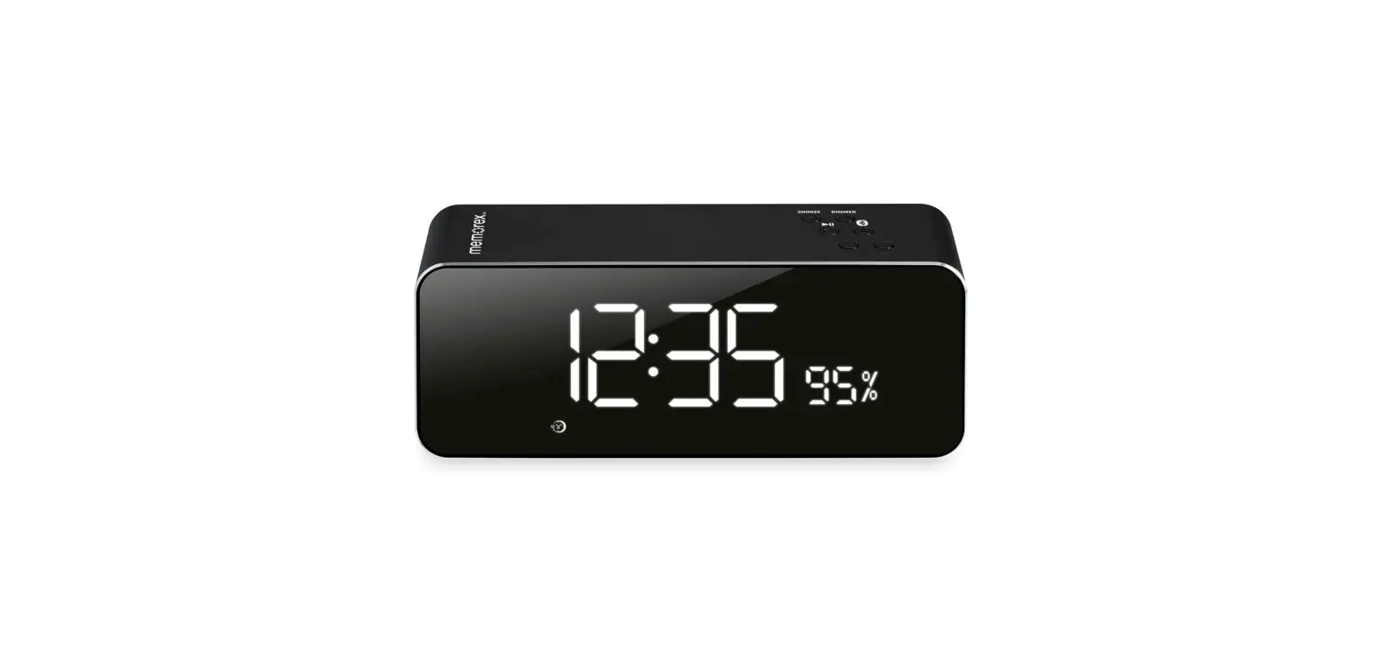 Memorex Mcb428b Aluminum Wireless Clock Radio User Manual