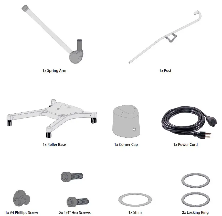 Amico-Mira-50-LED-Procedure-Exam-Floor-Stand-Light-FIG 2