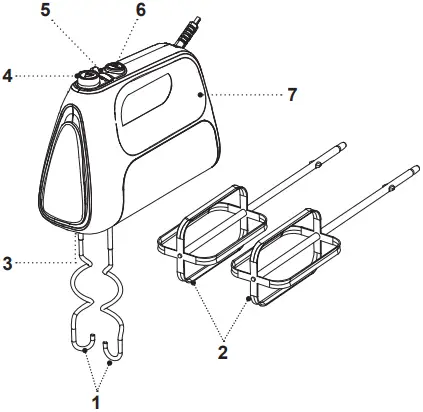 BRAYER BR1303BK Mixer A1