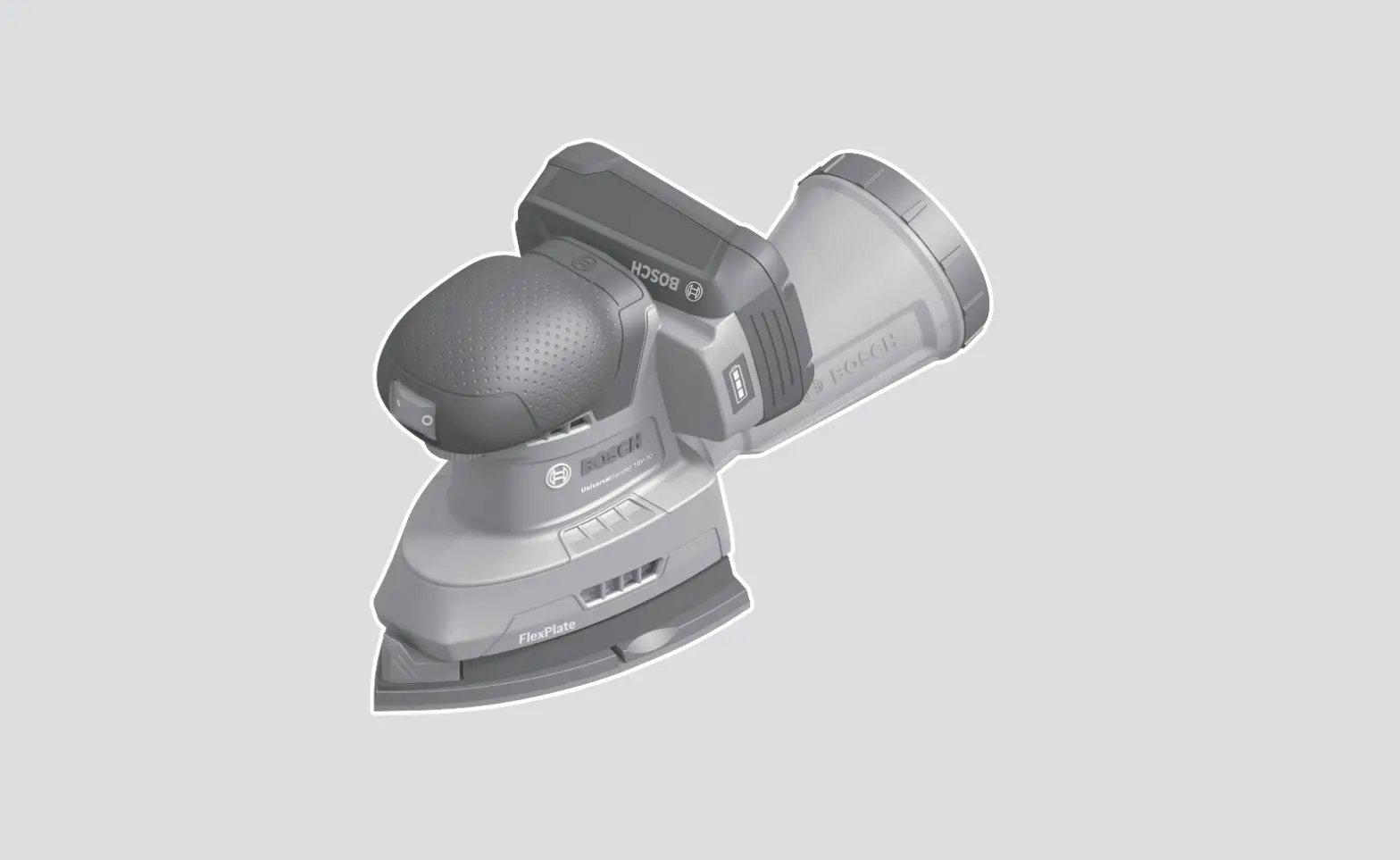 Bosch 18v-10 Universal Cordless Palm Sander Instruction Manual