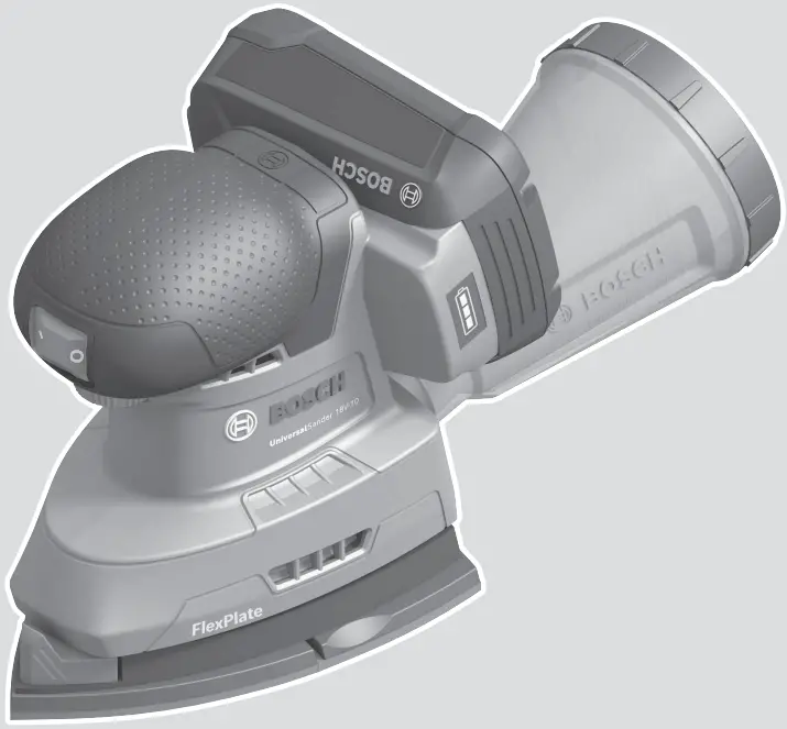 BOSCH 18V-10 Universal Cordless Palm Sander