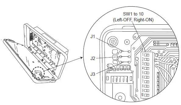 MITSUBISHI SC-SL2N-E Central Control with LCD Display-fig14