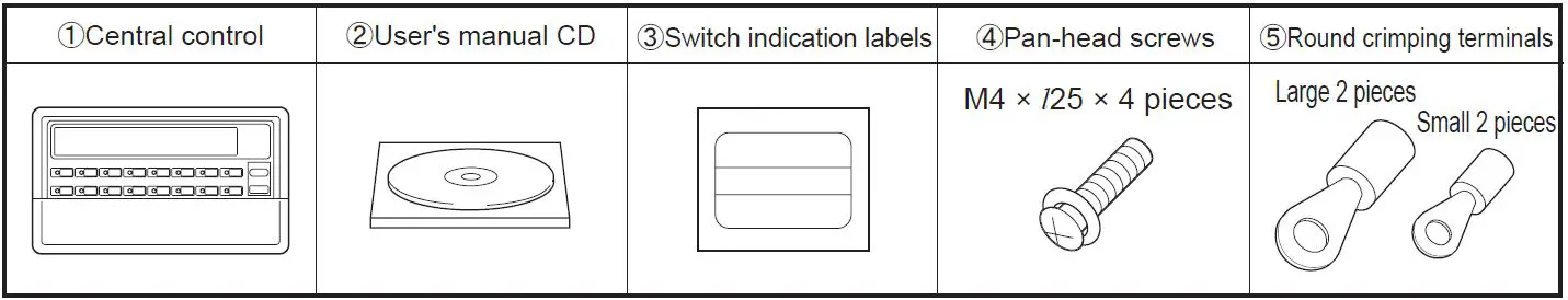 MITSUBISHI SC-SL2N-E Central Control with LCD Display-fig2
