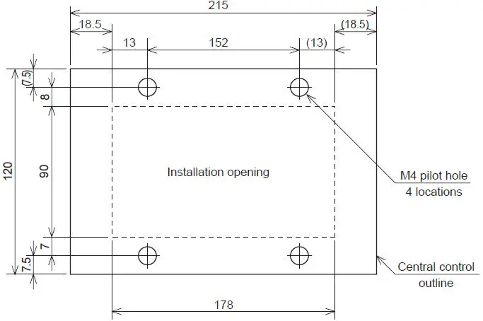 MITSUBISHI SC-SL2N-E Central Control with LCD Display-fig3