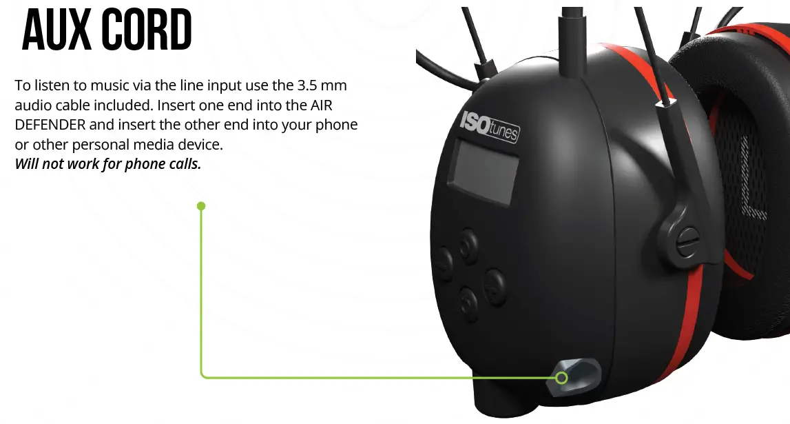 AIR DEFENDER IT-91 AM FM Radio Earmuffs Headphone 8