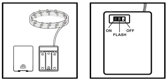 Tiny Land TP0005 Teepee Tent Instruction Manual - Install Batteries