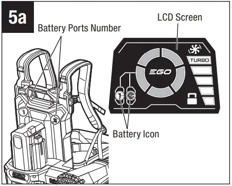 EGO LBPX8000 56 Volt Lithium Ion Commercial Backpack Blower - BATTERY PACKS