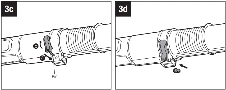 EGO LBPX8000 56 Volt Lithium Ion Commercial Backpack Blower - Handle Tube 2
