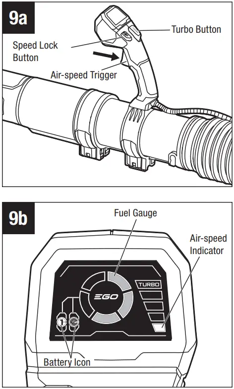 EGO LBPX8000 56 Volt Lithium Ion Commercial Backpack Blower - Support Harness 6
