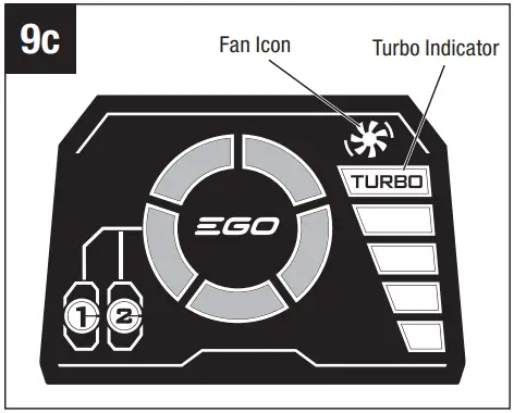 EGO LBPX8000 56 Volt Lithium Ion Commercial Backpack Blower - Support Harness 7