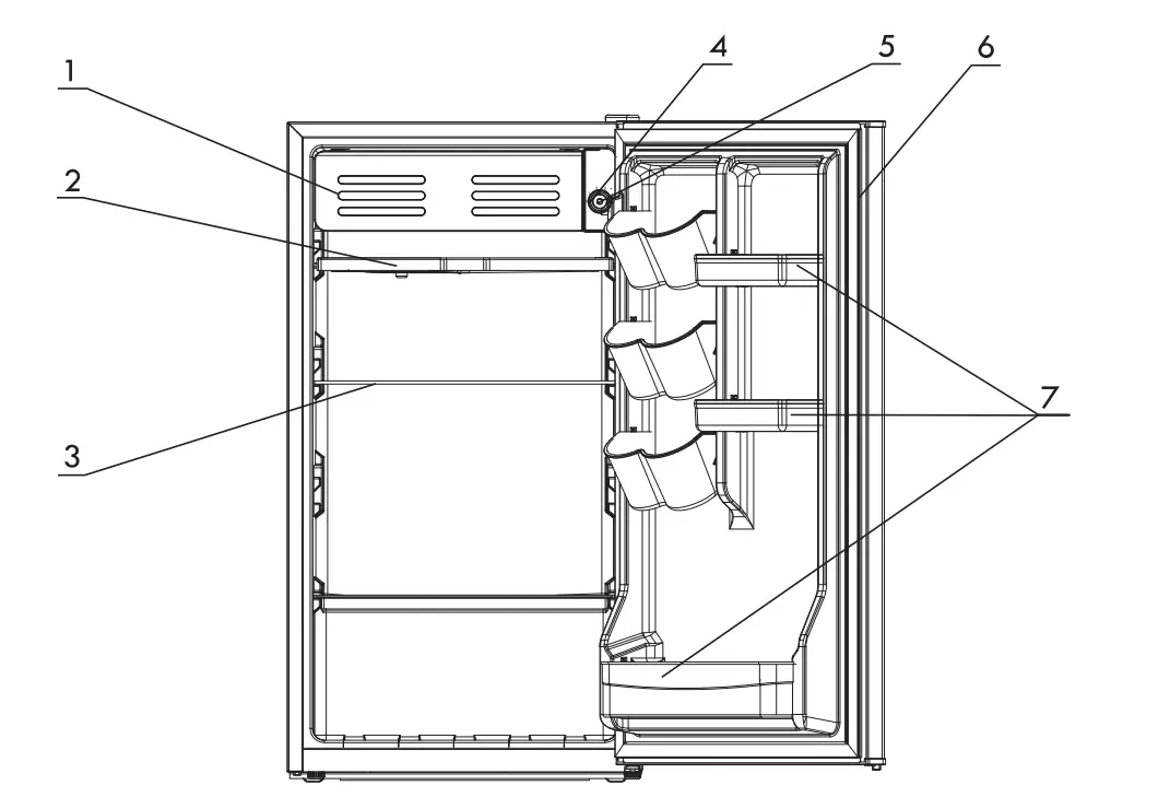 FRIGIDAIRE EFR Series Refrigerators - parts