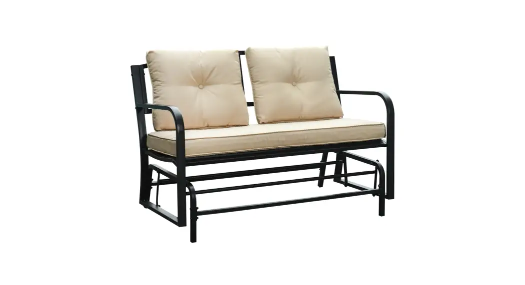 Outsunny 84a-145 2-person Outdoor Loveseat Glider Bench Rocking Chair Instruction Manual