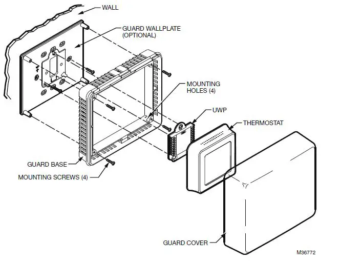 Honeywell-Home-CG511A1000-Medium-Thermostat-Guard-Fig-1