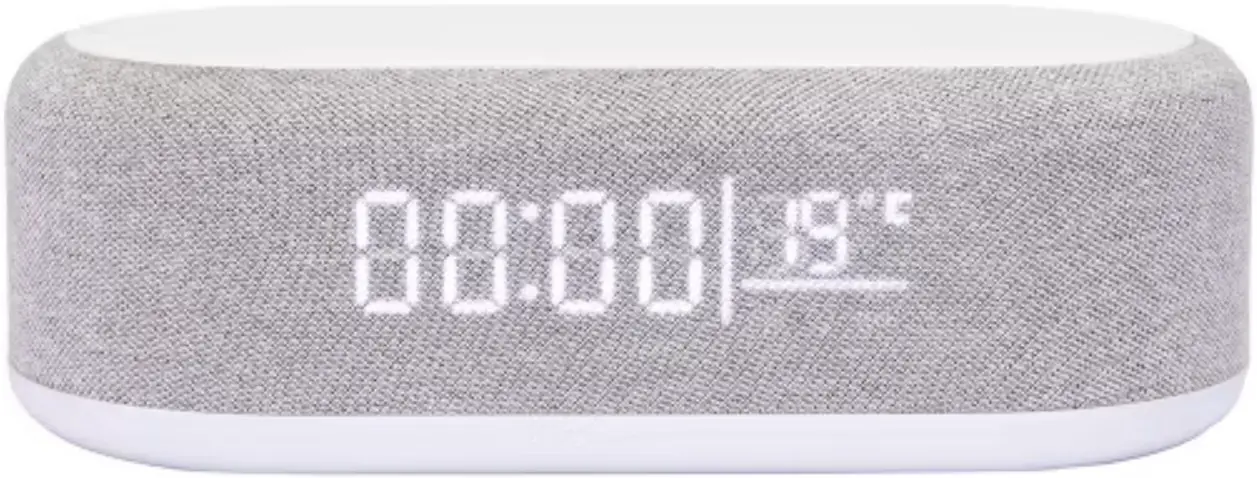 anko 43233236 Alarm Clock with Wireless Charger