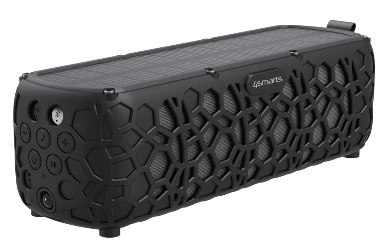 4smarts 458719 Solar Bluetooth Stereo Speaker