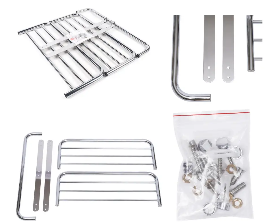 YIYIBYUS HG-WMTCY-6641 Double Layer Towel Rack Decorative Wall Shelves