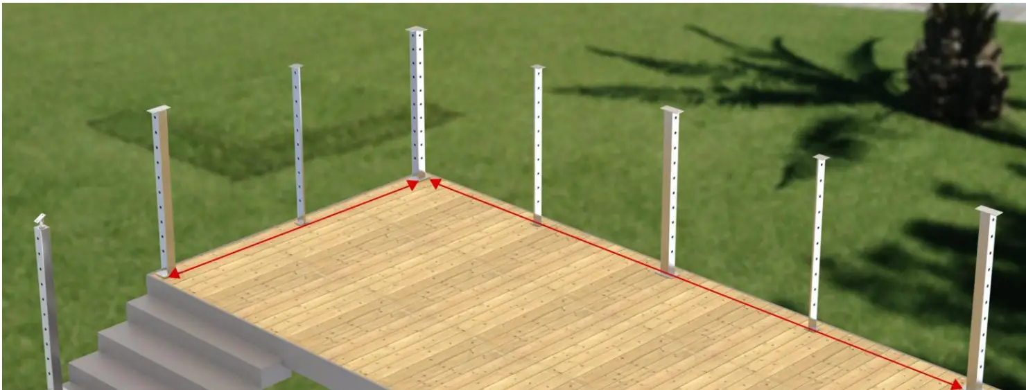 Muzata CR12 NiceView Cable Railing System - General steps