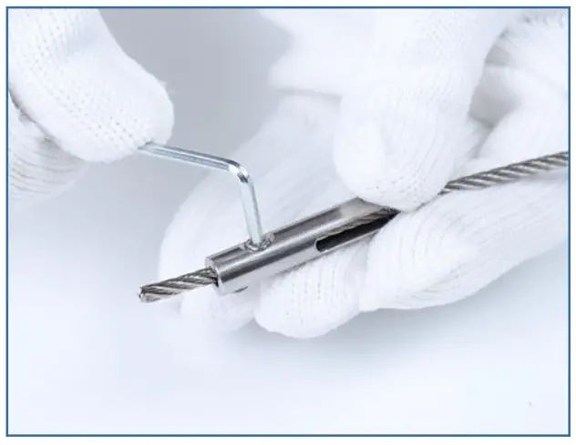 Muzata CR12 NiceView Cable Railing System - Install the cable