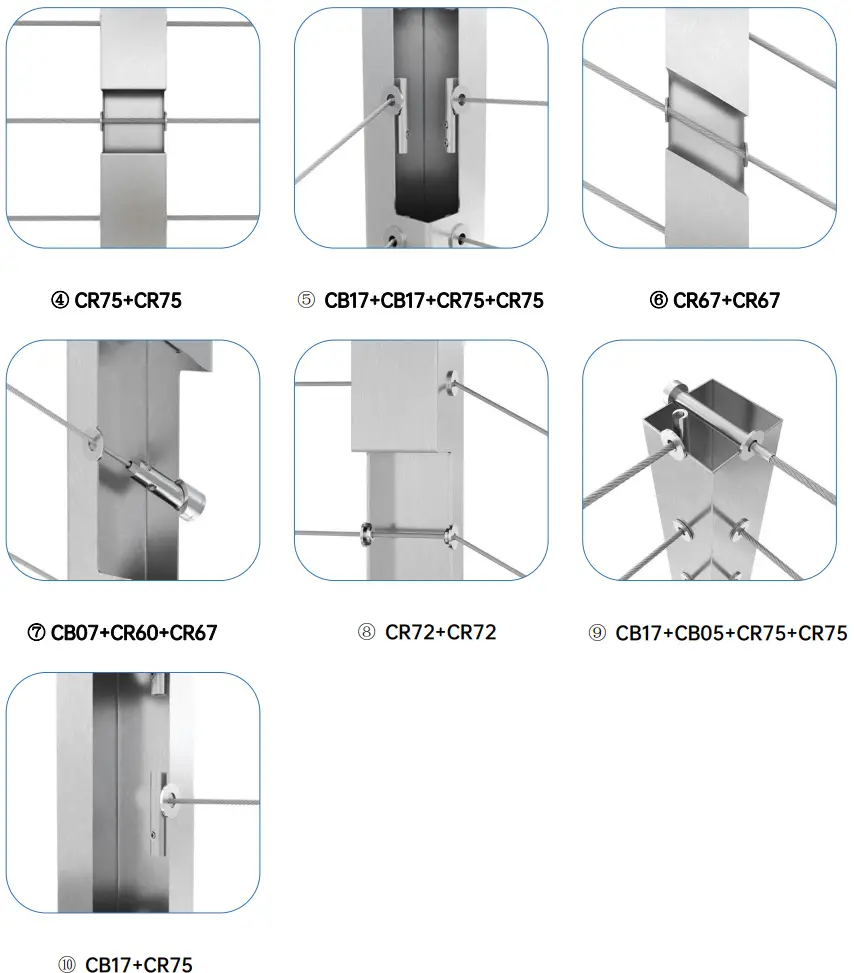 Muzata CR12 NiceView Cable Railing System - Overview 2