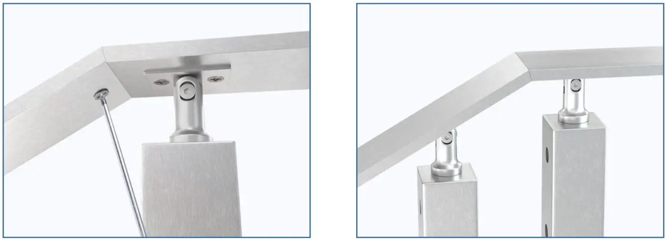 Muzata CR12 NiceView Cable Railing System - angle 1