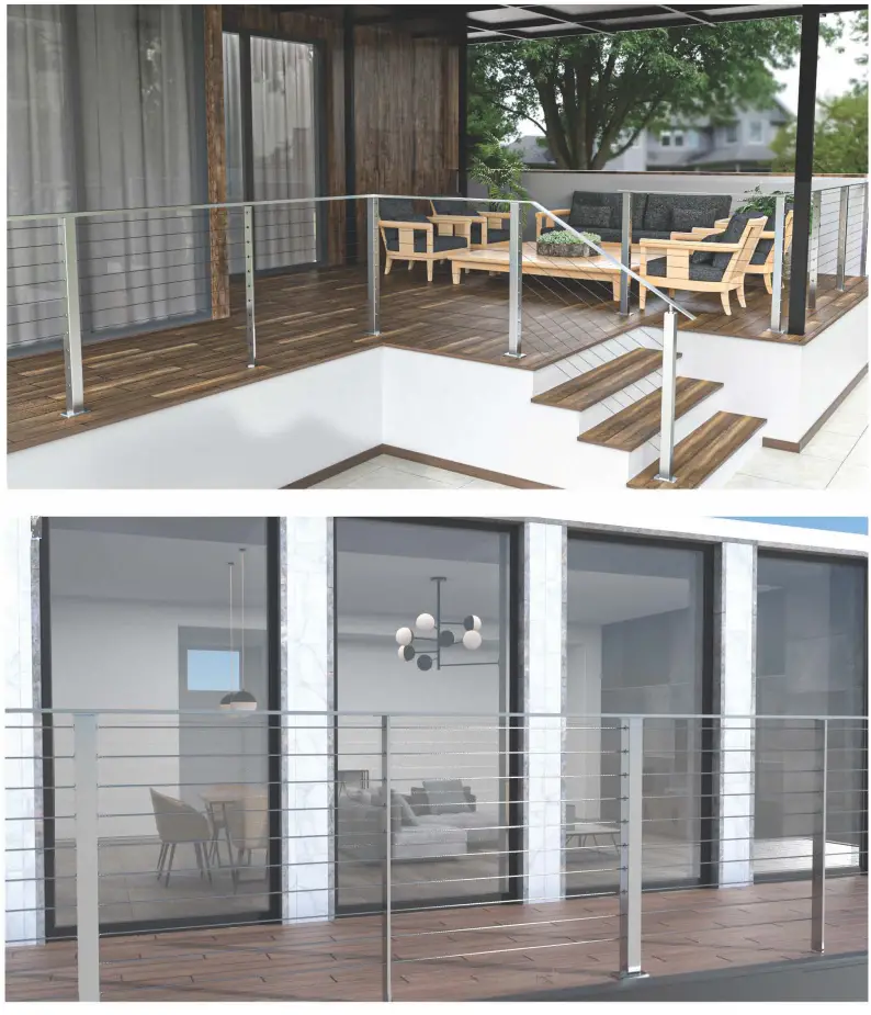 Muzata CR12 NiceView Cable Railing System