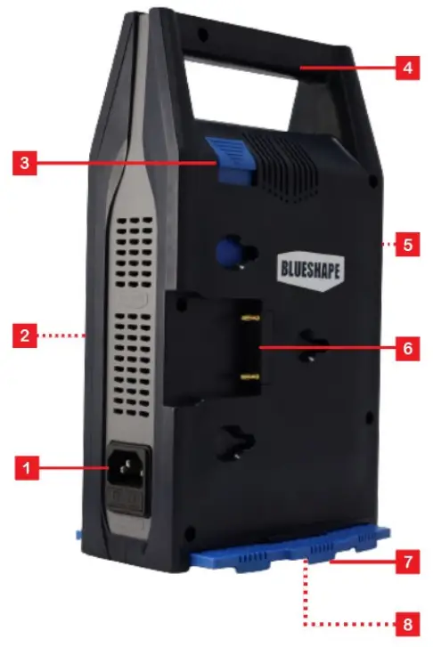 BLUESHAPE CVTR2PV SIMULTANEOUS Lithium-ion Battery Charger - Description 1