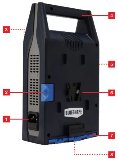 BLUESHAPE CVTR2PV SIMULTANEOUS Lithium-ion Battery Charger - Description