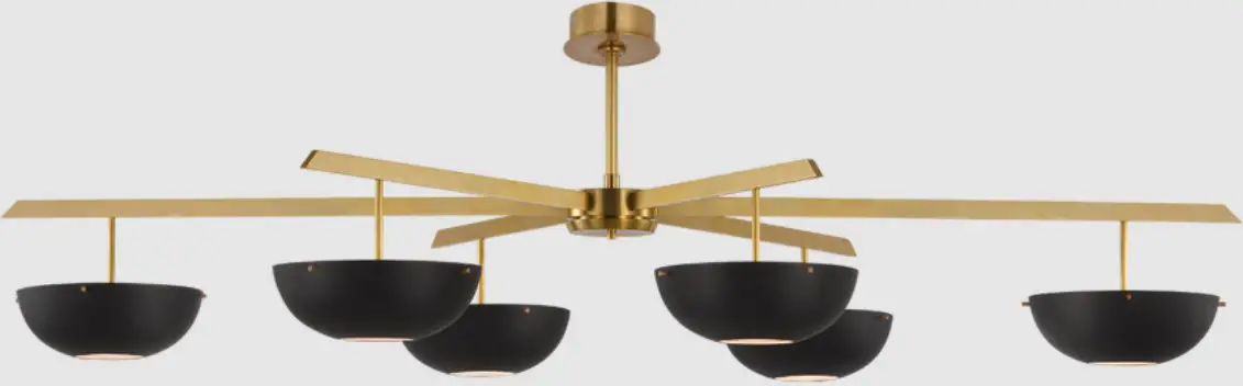 VISUAL COMFORT ARN5521 Valencia Grande Six Light Chandelier