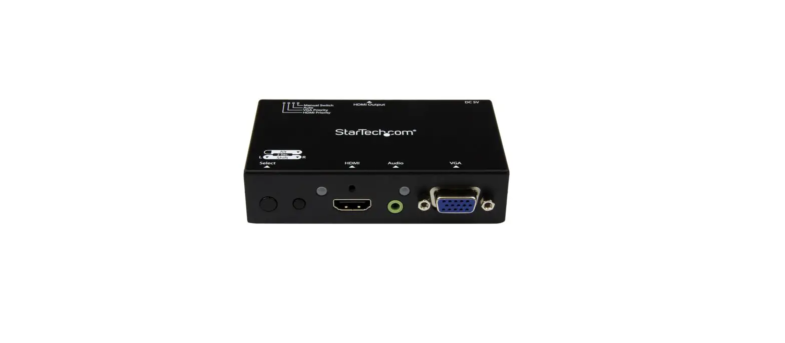 Startech.com Vs221vga2hd Vga And Hdmi Video Converter Switch User Manual Startech.com Vs221vga2hd Vga And Hdmi Video Converter Switch User Manual