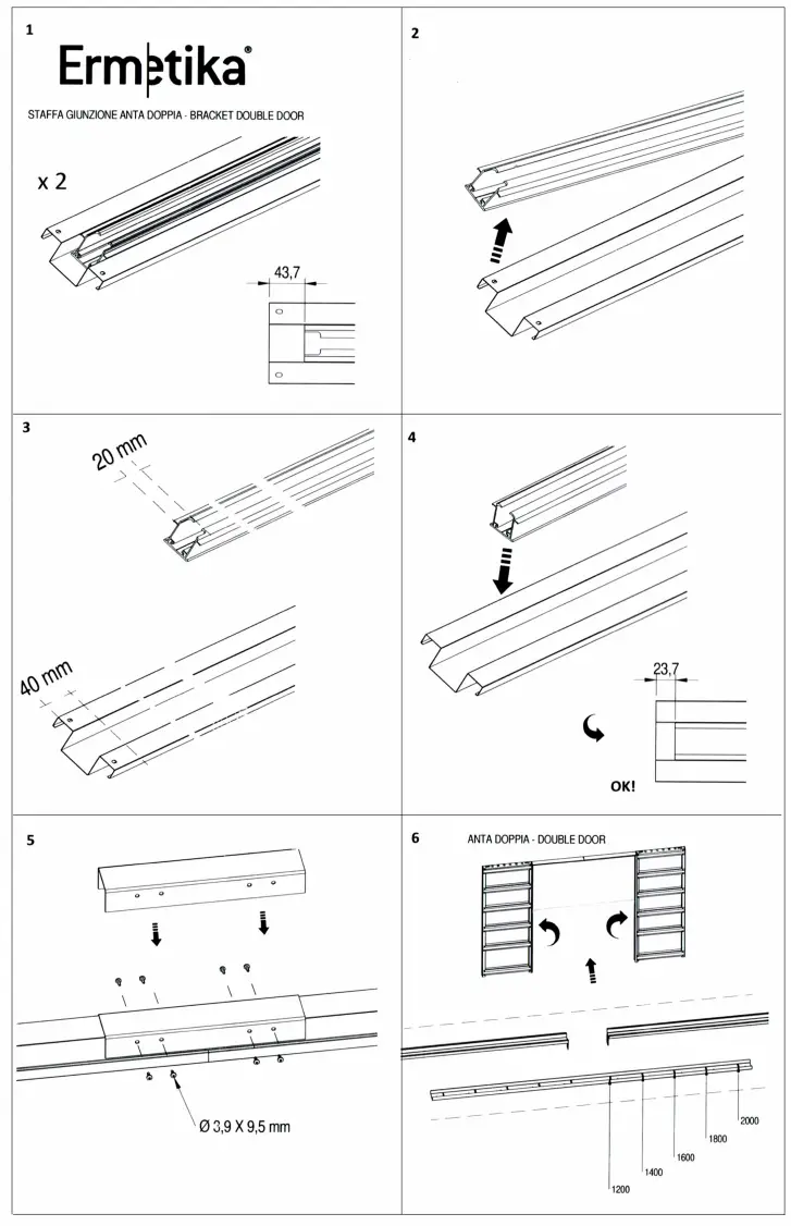 Ermetika EVOKIT Single Pocket Door System - fig1
