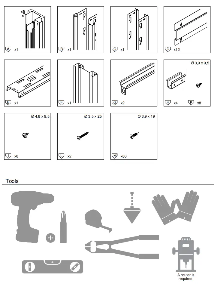 Ermetika EVOKIT Single Pocket Door System - fig2