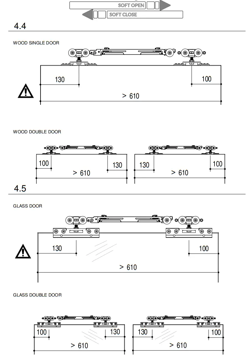 Ermetika EVOKIT Single Pocket Door System - fig22