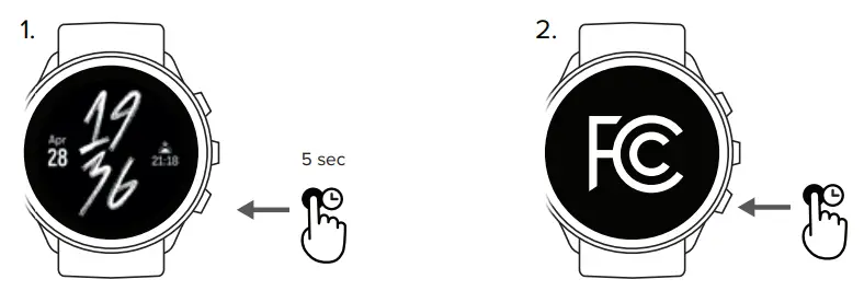 SUUNTO OW211 9 Peak Pro Smartwatch - Quick access