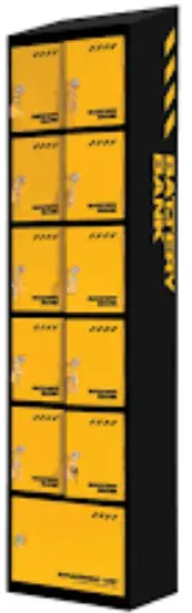 Smiths Equipment Hire Defender Battery Bank 11 Door Charging Locke