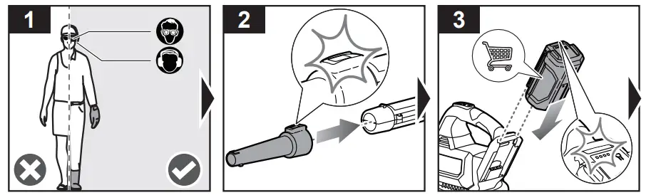 RYOBI R36XBLWC0 Cordless Blower - Fig 2
