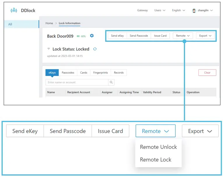 Veise DDLock Smart Lock App User Guide