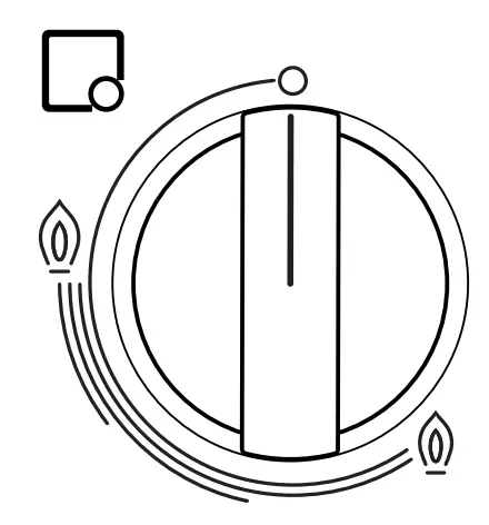 BOSCH PBH6B PBP6B Built In Gas Hob - Control knob