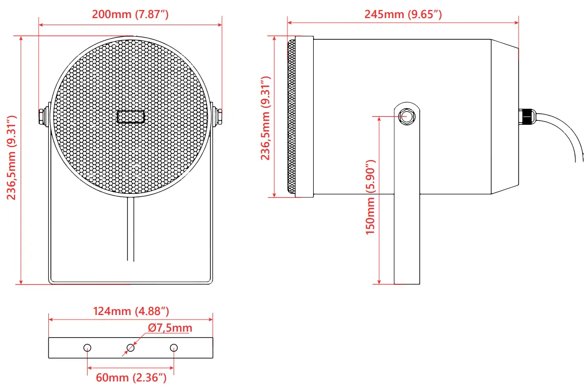HELVIA EVOCA 20P Sound Projector - APPEARANCE