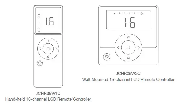 JIECANG-JCHR35W1C-2C-16-Channel-LCD-Remote-Controller-FIG-1