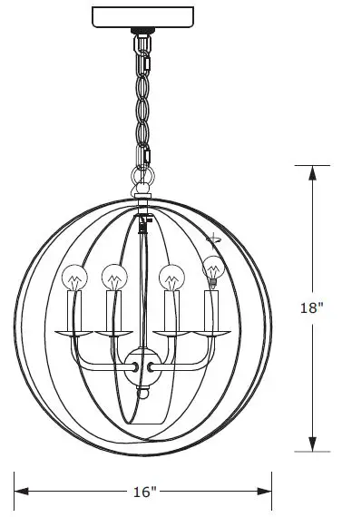 CRYSTORAMA-584-MT-GA-Four-Light-Mini-Chandelier-fig-1