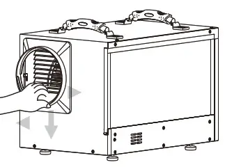 ALORAIR HD55S Sentinel 55 Pint Crawl Space and Basement White Dehumidifier - i Adapter